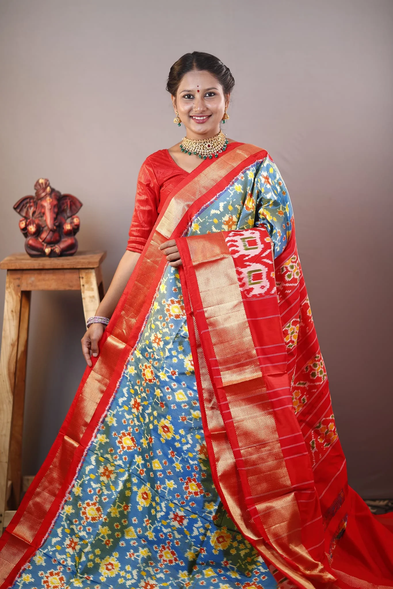 Pochampally Ikat Saree